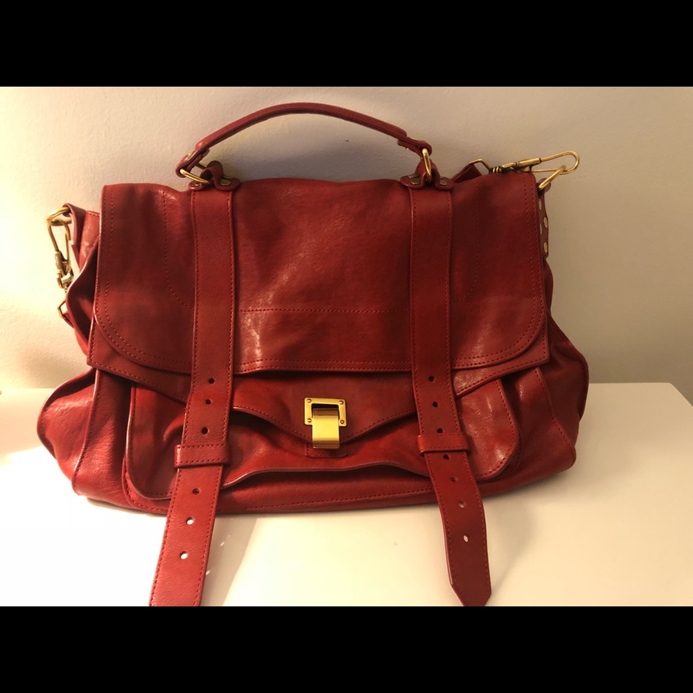 Proenza Schouler PS 1 Large Red - Picture 3 of 8